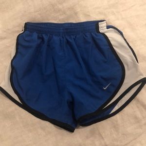 Blue NIKE gym shorts